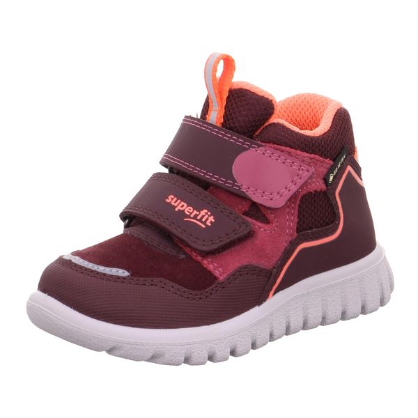 Superfit SPORT7 Mini Sneaker, ROT/ORANGE 5000, 21 EU