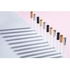 Vibe Lip Gloss Cosmetic Container (Frosted, Matte Black)