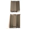 20 ENKAY 3-1/2" FLAT HEAD 1/4" SLOTTED SCREW DRIVER BITS MAGNETIC TIP STRAIGHT
