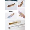 shefun Non-marking Bangs Clips, Tortoise Shell Style, 4 Pieces, Non-marking Bangs, Hair Clips, Makeup, Hair Arrangement, Tortoise Shell, Non-marking Pins JP186