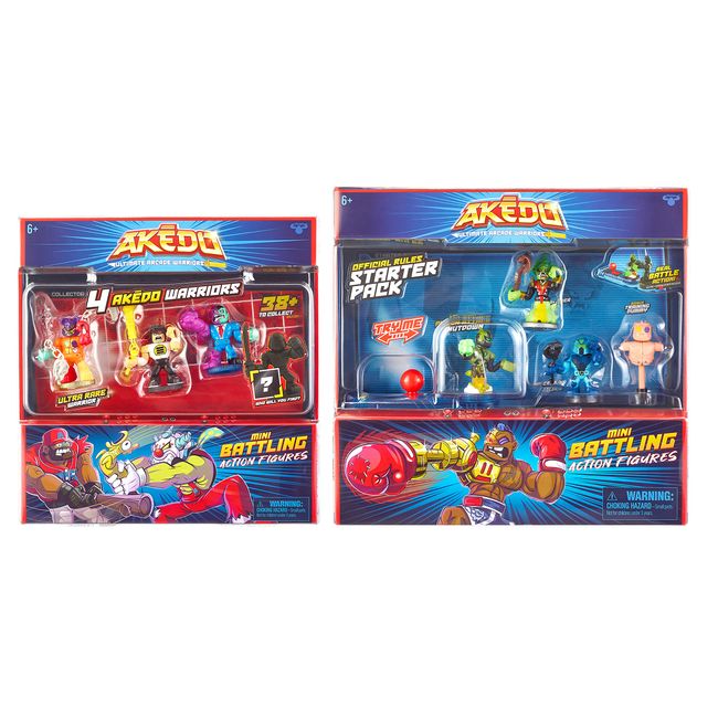 Akedo Versus Pack Miss Slither Vs Axel - Action Figure Con Controller, Gioco Di Battaglia Per Bambini - 3