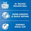 Pilot Precise V5 RT Retractable Rolling Ball Pens, Extra Fine Point, 3 Black & 3 Blue, (6 Pens)