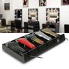 Segbeauty Barber Clipper Tray, Barber Clipper Holder Clipper Rack Anti-Slip Black Salon Clippers Organizer Razor Case, 5 Notches Professional Hair Trimmer Holder Hairdresser Stylist Barbers Tools Box