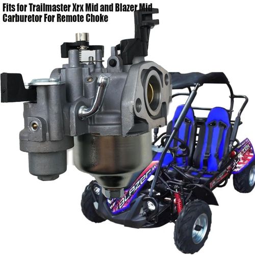 Huayi Carburetor Carb Compatible with Trailmaster Xrx Mid and Blazer Mid For Remote Choke