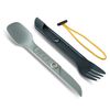 UCO 27009 Outdoor Camping Tableware Switch Spoke Utensil Set, Stone Blue