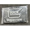 GLOCK Perfection PVC Patch Hook-Back Adhesion New! Firearms Dealer Swag B&W