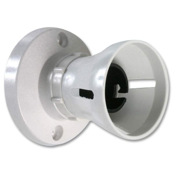 Europasonic Straight Batten Lampholder, White