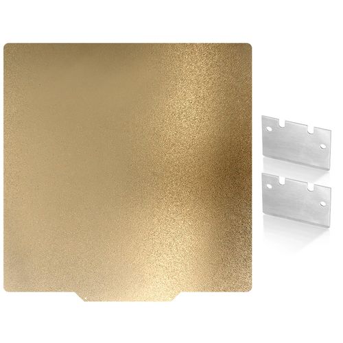Upgraded Double Sided Textured PEI Sheet for Voron 2.4,355x355mm/13.9x13.9inch,Flexible Spring Steel Build Plate for Voron 2.4 350,Sovol SV03, RepRap 3D Printer