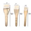 3PCS Goat Hair Brush –(1.5” 2” 3”)