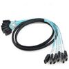 CableDeconn High Speed 6Gbps Sata 6 SATA Cable SAS Cable for Server 6 Pieces (1m)