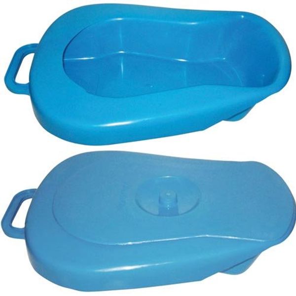 Bed Pan with Lid Healthcare