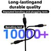 DC Power Extension Cable, 5.5mm x 2.1mm, Security Camera Power Cord, Black (2, 10M/32ft)