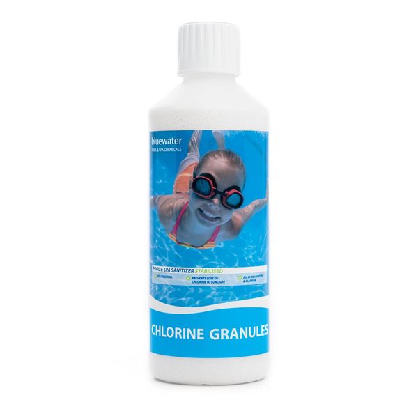 500G Stabilised Chlorine Granules Swimming Pool & Spa Chemical Above Ground Paddling Pool Chlorine