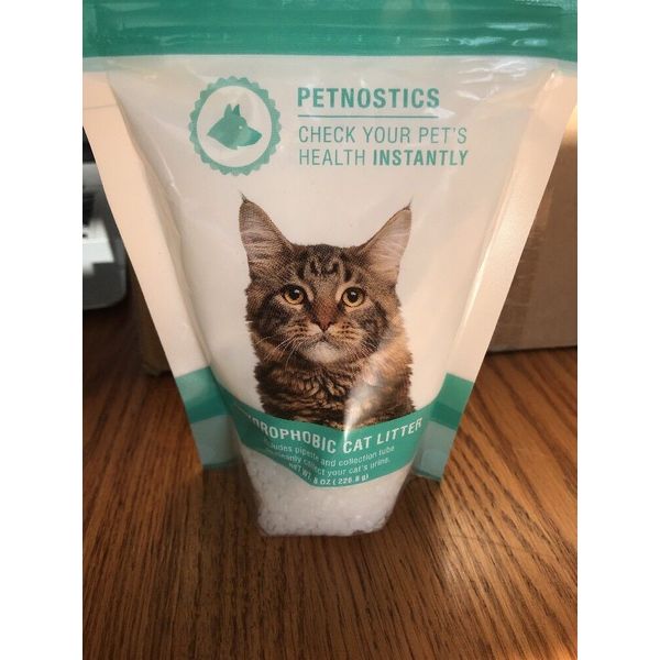 Petnostics Hydrophobic Cat Litter (INSTANTLY CHECK THE HEALTH OF YOUR PET) 8oz