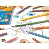 BIC Kids Evolution Stripes Colouring Pencils - Assorted Colours, 24 Count (Pack of 1)