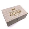 Raised Words Personalised Dog Memorial Remembrance Gift Keepsake Box Engraved