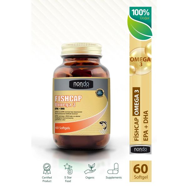 Vitamin Fishcap Omega 3 50 Kapsül