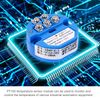 sourcing map 0-300C RTD PT100 Temperature Sensor Transmitter Module 4-20MA DC24V Temperature Amplifier for Thermocouple, PLC Modules