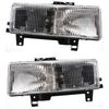Halogen Headlight Set For 1996-2002 Chevrolet Express 3500 w/ Bulb(s) Pair