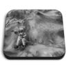 1 x Square MDF Fridge Magnet - Mini Astronaut Figure Alien Planet 35135