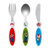 Super Mario Children's Kids 3pcs Cutlery Set - Knife/Fork/Spoon