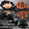 PlayRealm NO Falling Off Thumbstick Extender x 2 & Thumb Grip x 4 for PS5 & PS4 Controller (Goku)