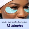 Klorane Smoothing and Soothing Eye Patches with Cornflower and Hyaluronic Acid, 7 ct.
