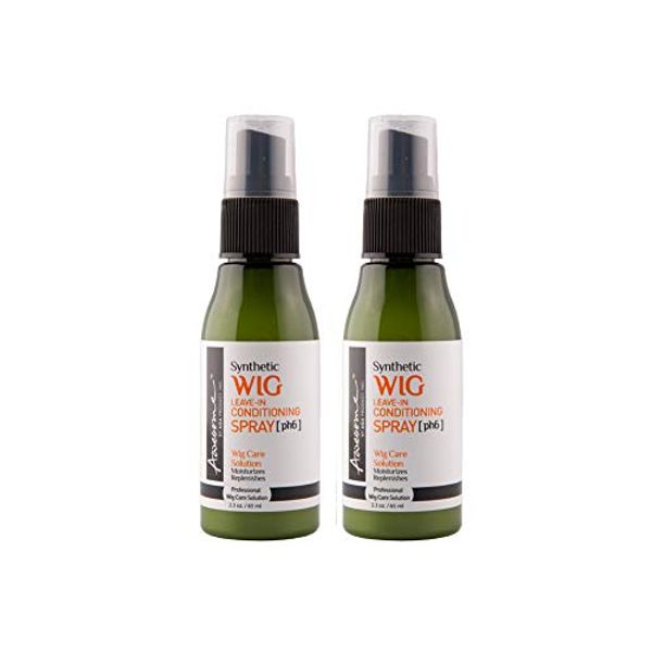 Awesome Wig Leave-in Conditioning Spray Premium Set of 2 / Professional Wig Care Solution (2.3 Oz Synthetic Wig Spray Set)