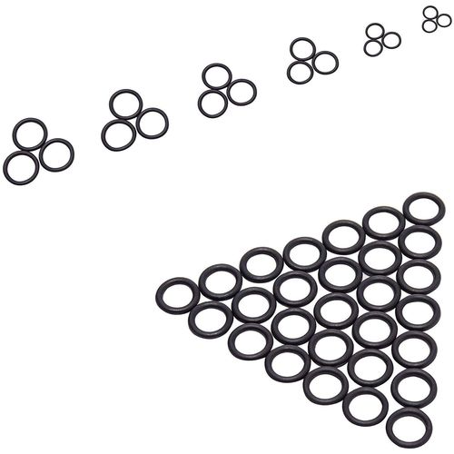 GOOMAND Seal O-Ring, Nitrile Rubber, Washer, O-Ring, 18 Types, 279 Pieces, Universal Sealing Washers, For Gaskets of Various Devices! Perfect Seal for Water, Gas, Oil, and Fluids
