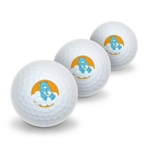 GRAPHICS & MORE Care Bears Bedtime Bear Novelty Golf Balls 3 Pack