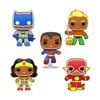 Funko Pop! DC Superheroes Gingerbread - 5 Pack