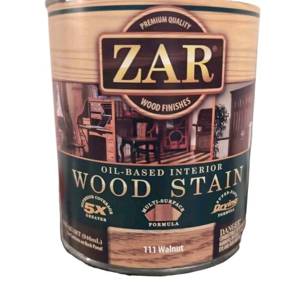 Zar Interior Wood Stain 111 Walnut (1) Quart Oil-Based