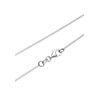 Elli Women's 45 cm Long Basic Religion Necklace with Cross Pendant in 925 Sterling Silver, Silver