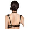 Roza Women's Idrisa Black Spotted Lace Push Up Bra ROZAIDRISABLACK34CPUSHUP 75C Black