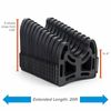 Camco 20ft Sidewinder RV Sewer Hose Support, Made From Sturdy Lightweight Pla...