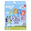 Bluey 5-in-1 Card Game Set - Includes 53 Jumbo Cards