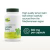 Fresh Nutrition Lemon Balm Extract Capsules.