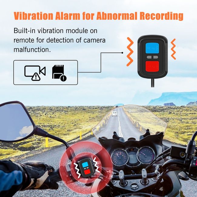 Full Body Waterproof Motorcycle Dvr Dash Camera 2 Inch Display Dual Channel  Motorbike Dash Cam Front Rear View Driving Recorder - Dvr/dash Camera -  AliExpress