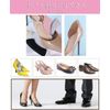 TKTTBD Anti-Slipping Pad, Heel Pad, Shoe Heel Protection Pad, Prevents Shoe Slipping, Foot Protection Pad, Adhesive, Anti-Paking, Cushioning, Shock Absorption, Anti-Slip, Shoe Blister Pain Relief, Size Adjustment, Unisex, Set of 2 Pairs (Beige)