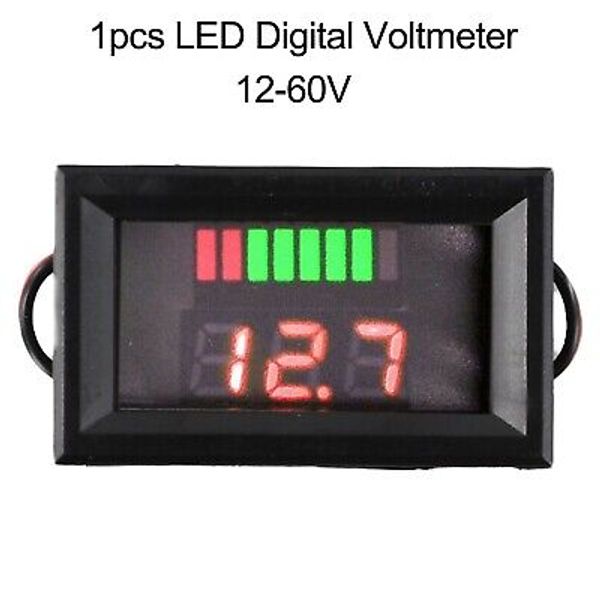 Battery Car Voltage Digital Gauge Marine Meter Voltage Voltmeter 24V-60V