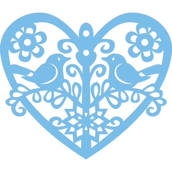 Marianne Design Winter Birds Creatable Die, Blue