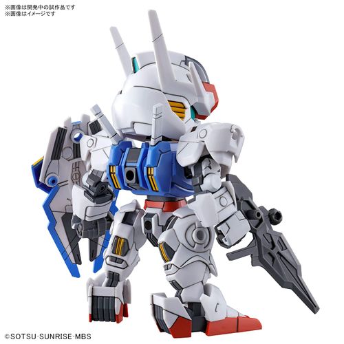 SD Gundam EX Standard Mobile Suit Gundam Mercury Witch Gundam Aerial Color Coded Plastic Model