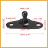 Partuto 4pcs 10mm Auto Ball Studs Mounting Brackets for Gas Struts Shocks Replacement