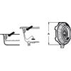 CORNAT T321120 Collar f. Bath tub Overflow