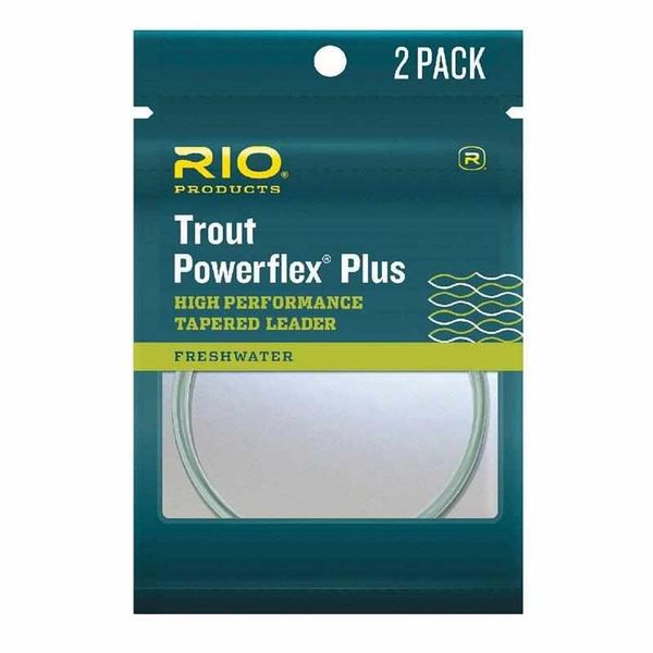 RIO Products Leaders Powerflex Plus 12' 3X Leader 2 Pack, Clear