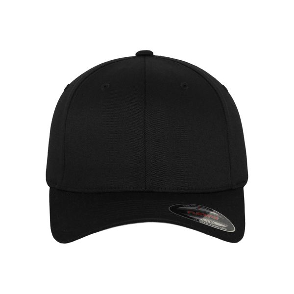 Flexfit Unisex 6277-Flexfit Wooly Combed Flexfit Wooly Combed, blk/blk, XS/S