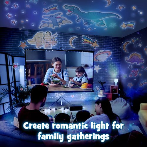 EUCOCO Dinosaur Toys for Boys, Dinosaur Night Light Projector Toys for 2-12 Year Old Boys Gifts for 1 2 3 4 5 6 Year Old Boys Toys Age 2-7 Year Old Gifts Sensory Lights Toys Projector Light for Kids