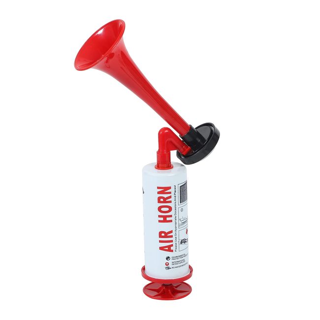 lifactlab. Air Horn Manual Air Bugger Bear Guard Self Defense Party Goods Event Loud Volume (Red)