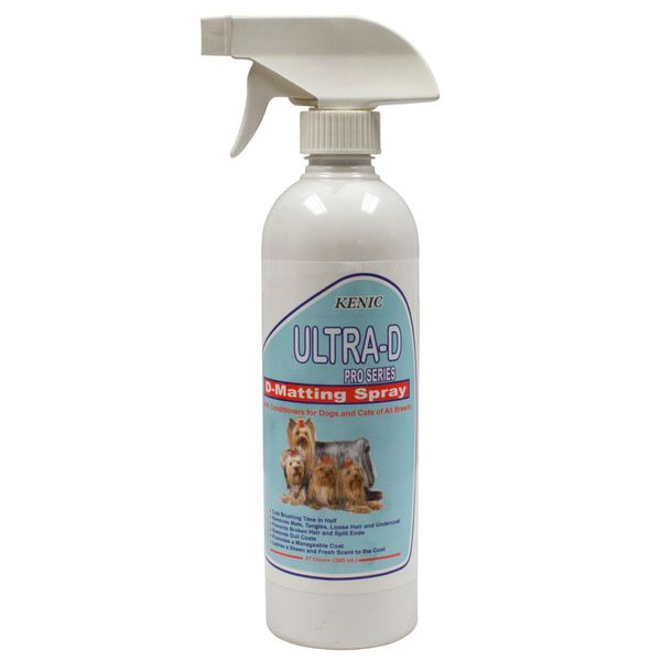 Kenic Ultra-D Dematting Spray ( 17 oz. ) Cuts Brushing Time Helps Remove Mats