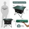 VILLEY Portable Aluminum Camping Side Table Ultralight Folding Beach Table w/Bag